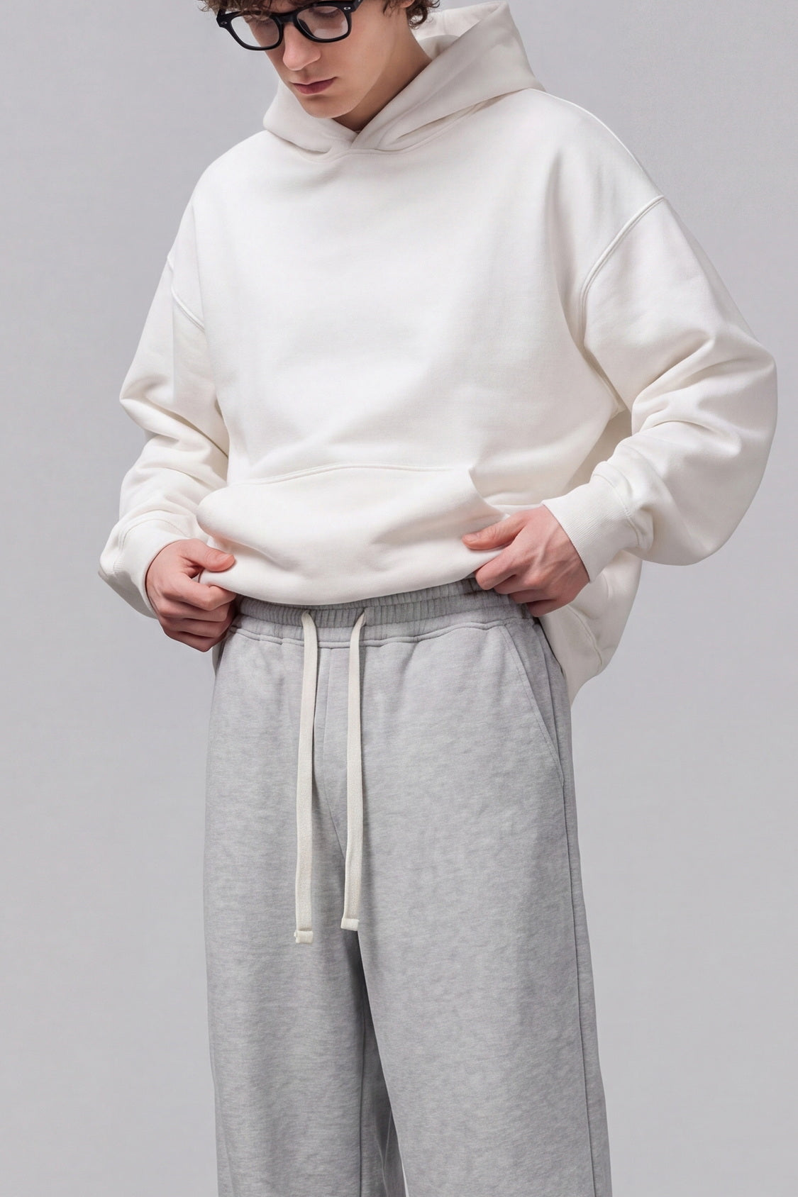 Baggy Sweatpants Men - Adjustable Cuffs Secondary image