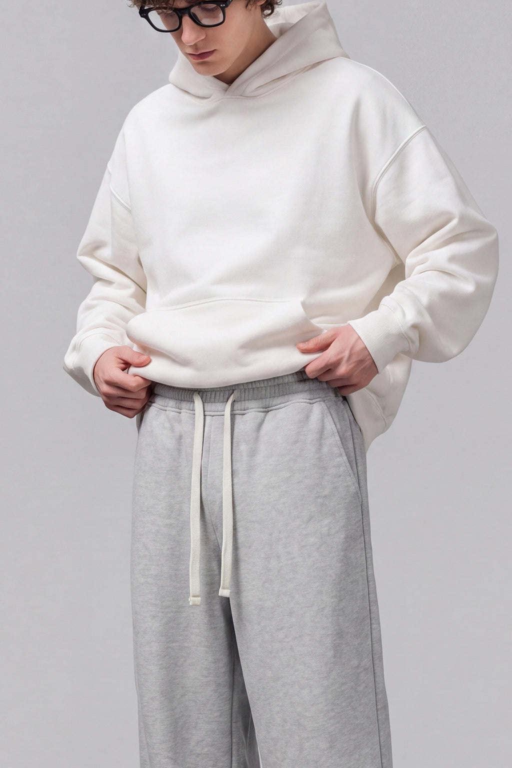 Baggy Sweatpants Men - Adjustable Cuffs
