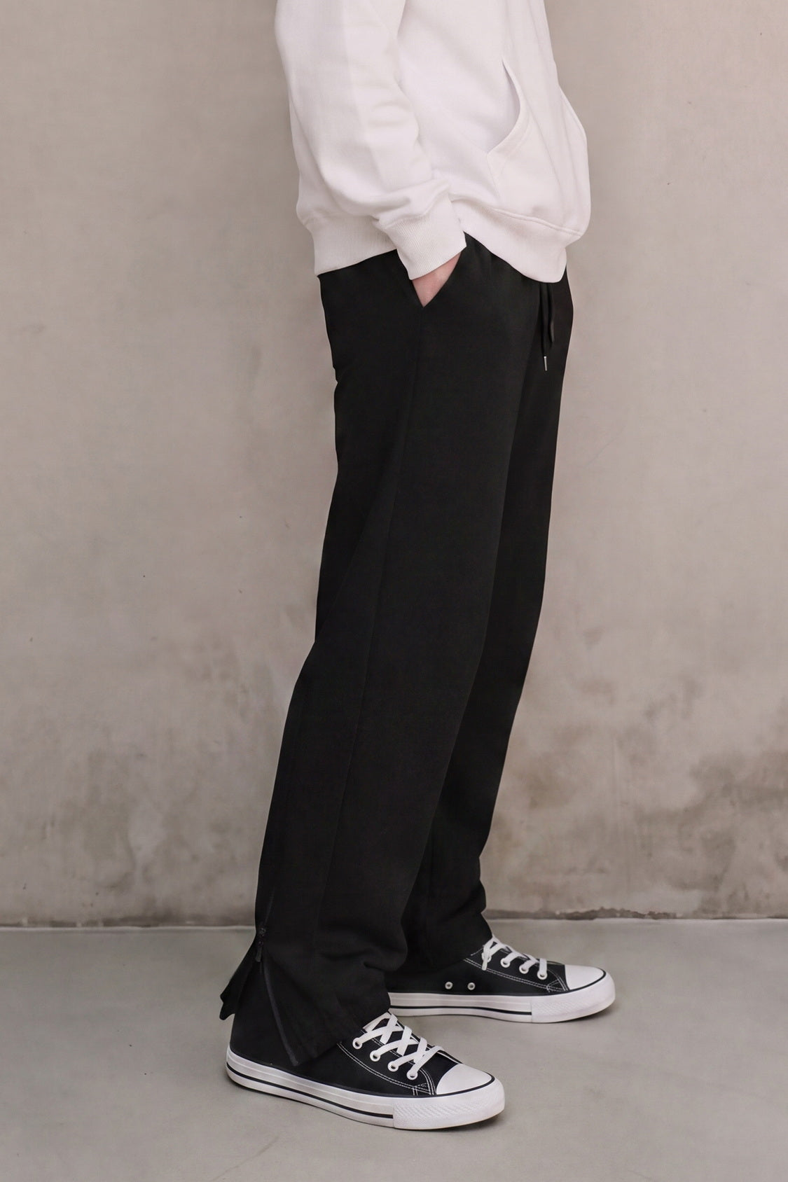 Ankle Zippers Baggy Jogger Men
