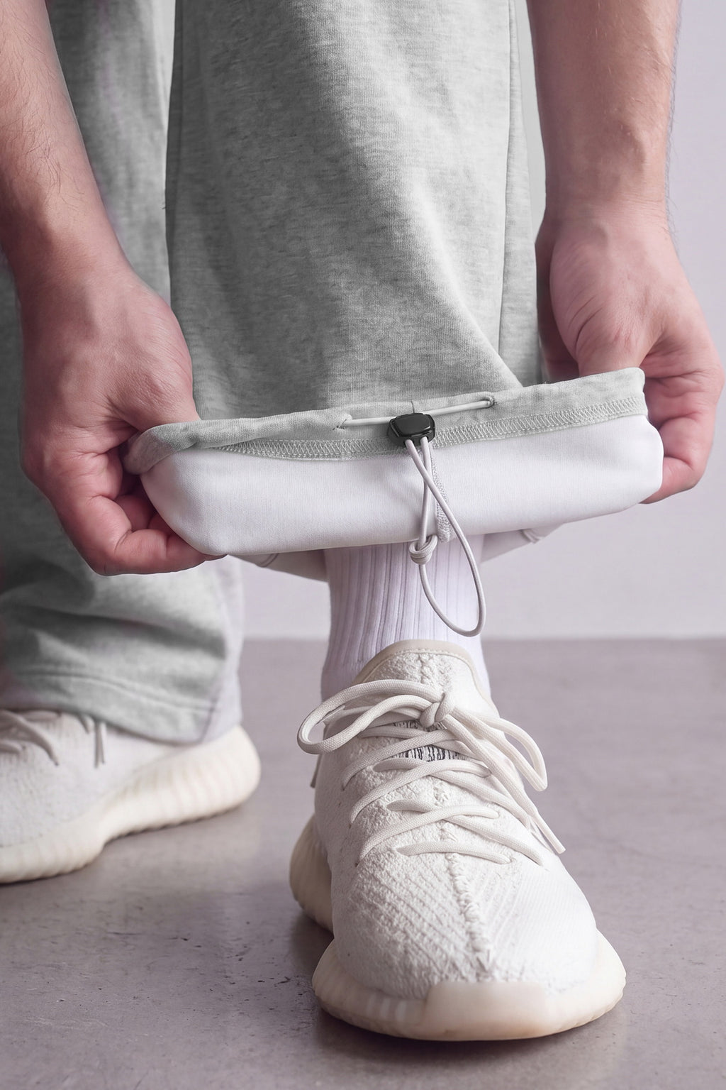 Baggy Sweatpants Men - Adjustable Cuffs