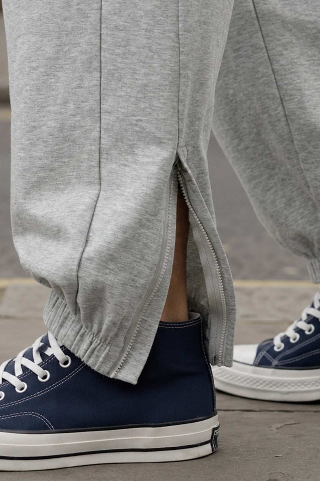 Ankle Zippers Baggy Jogger Men