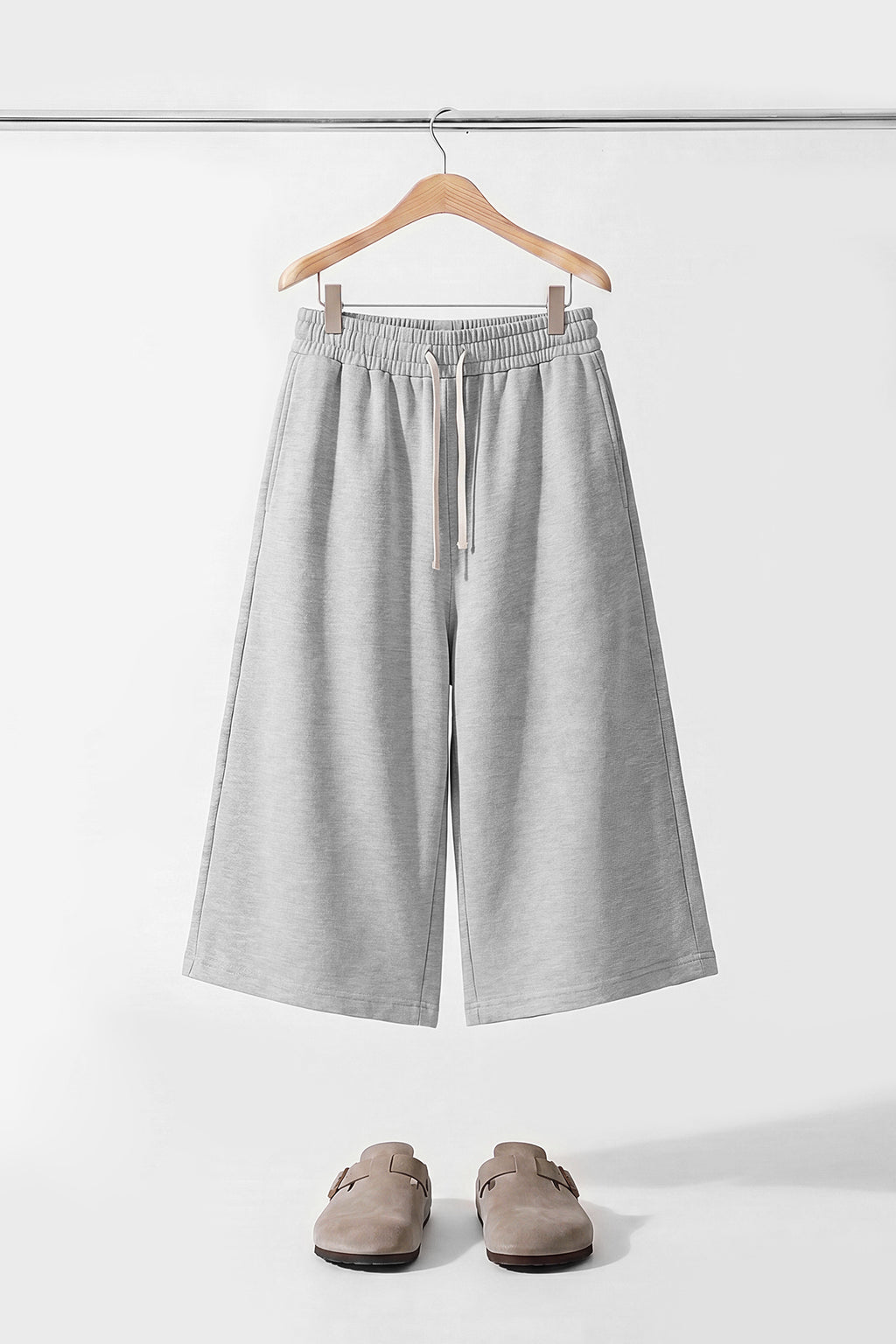 Baggy Capri Sweat Shorts Men