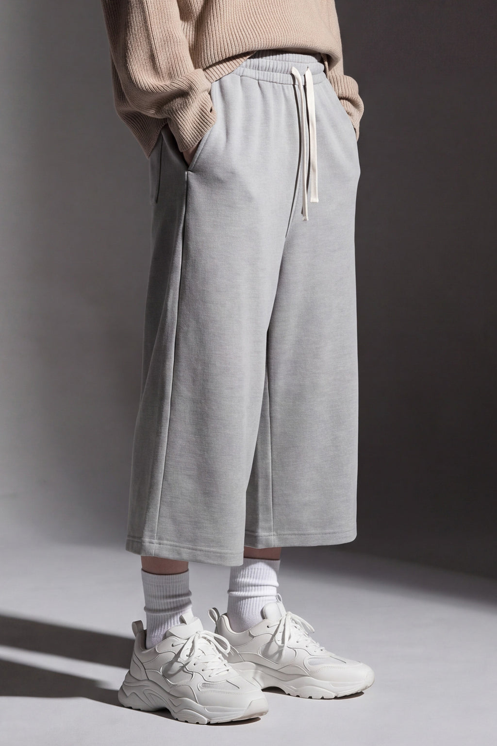 Baggy Capri Sweat Shorts Men