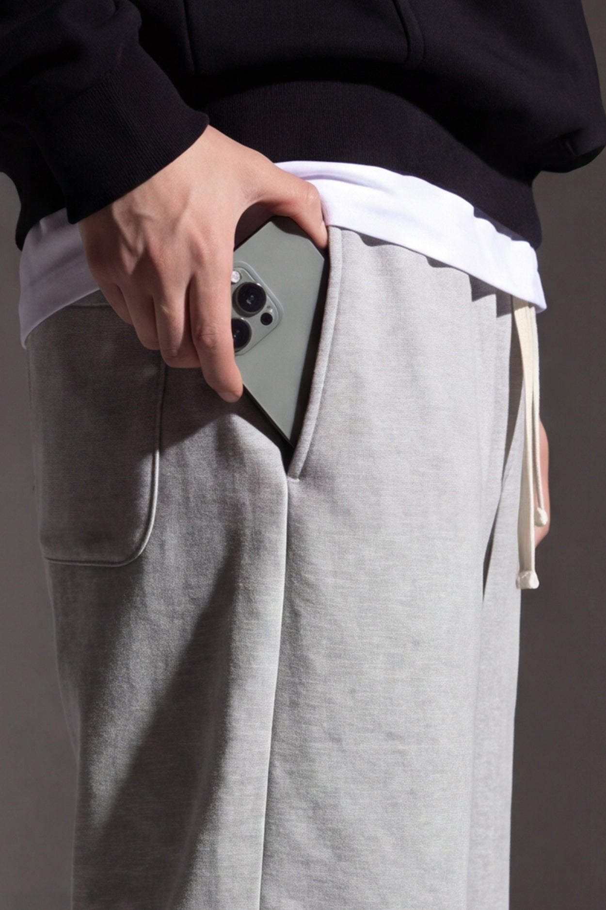 Baggy Capri Sweat Shorts Men