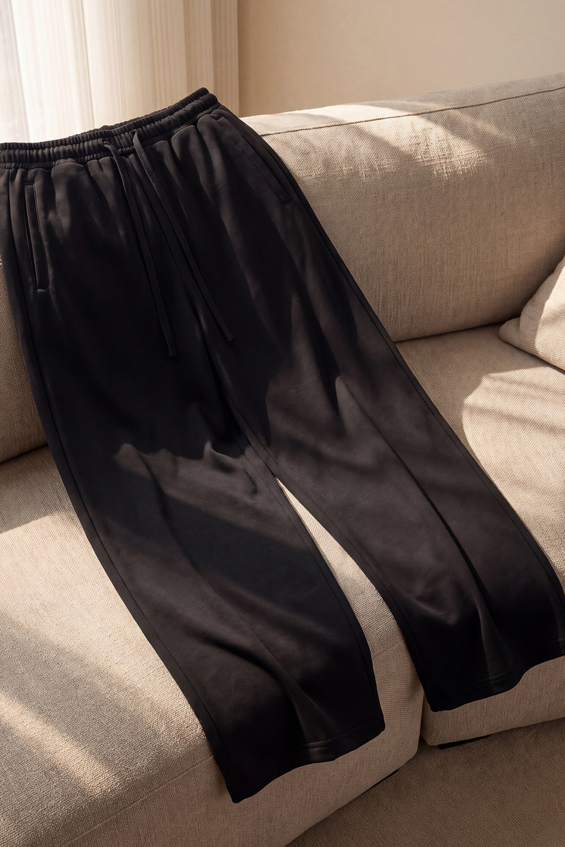 Baggy Sweatpants Men - Adjustable Cuffs