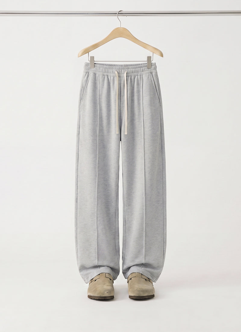 Pintuck Baggy Sweatpants Men
