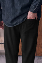 Pintuck Baggy Sweatpants Men
