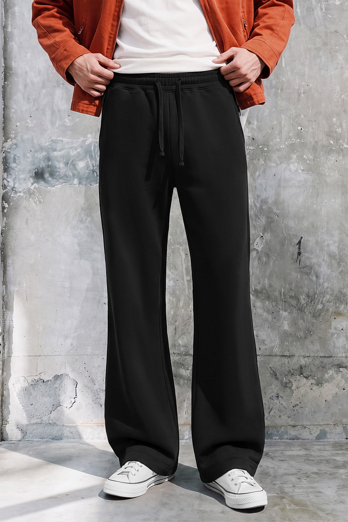 Flared Baggy Sweatpants Men