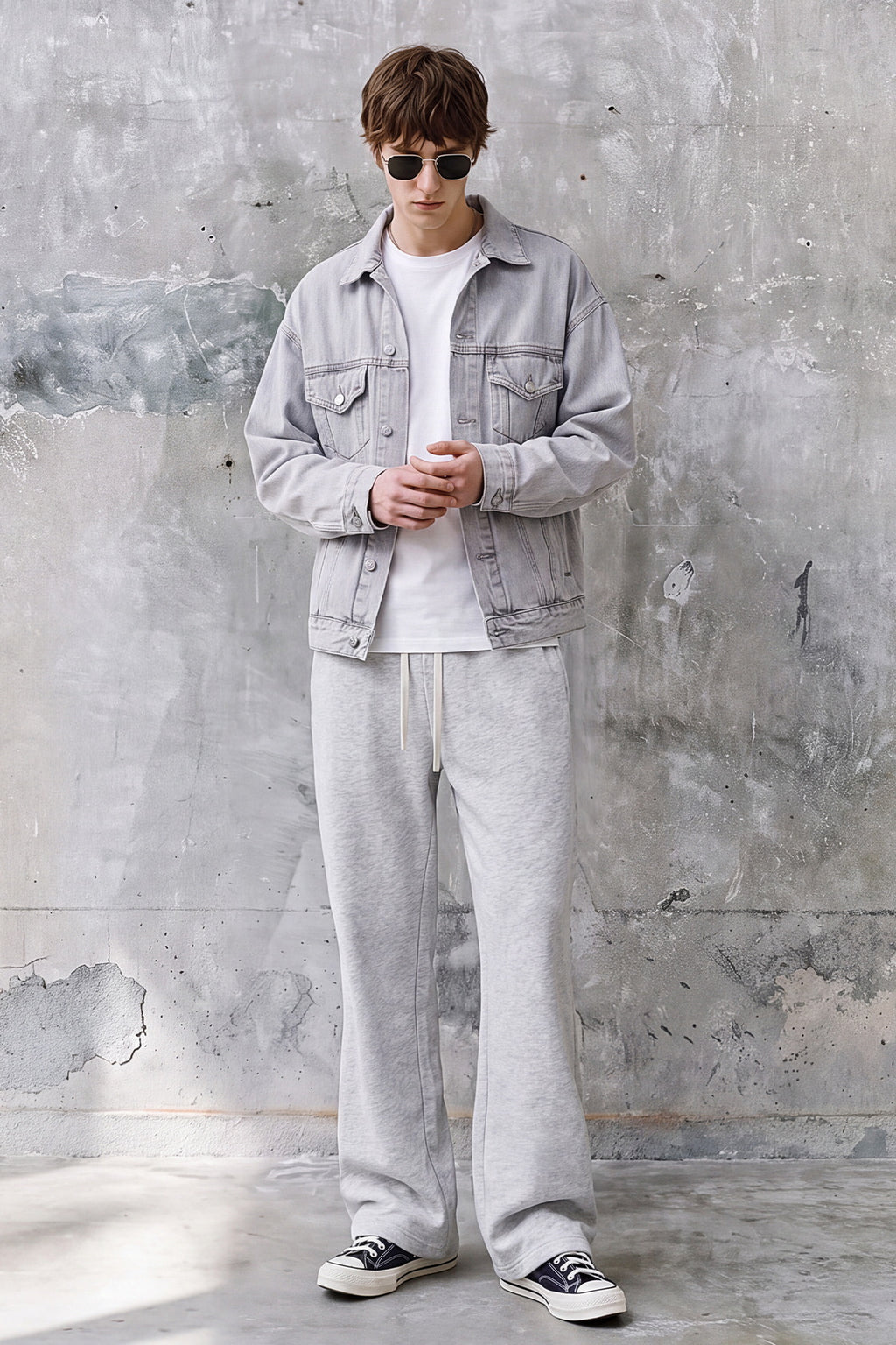 Flared Baggy Sweatpants Men