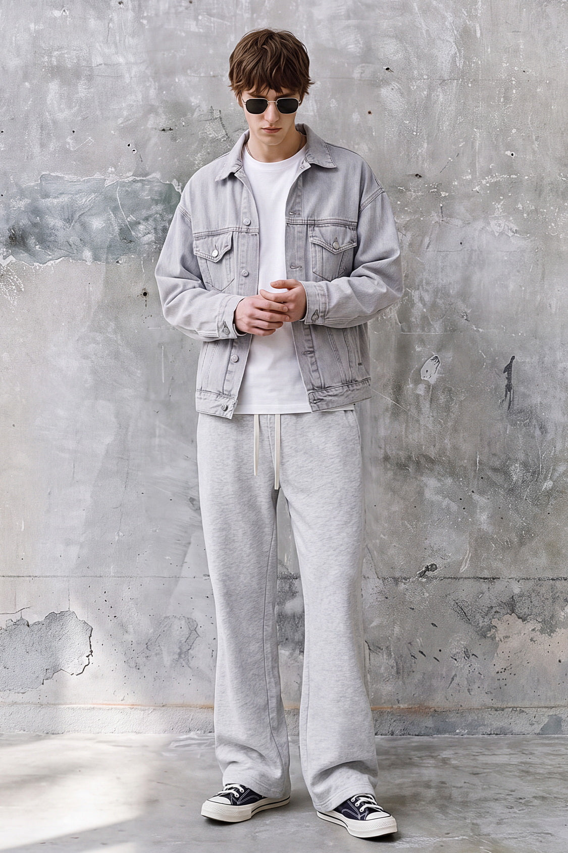 Flared Baggy Sweatpants Men