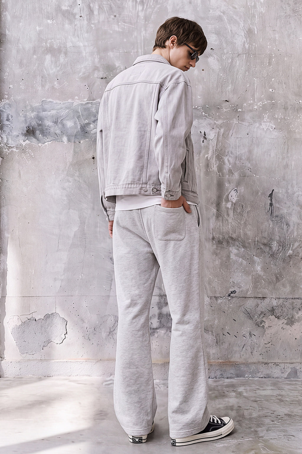 Flared Baggy Sweatpants Men