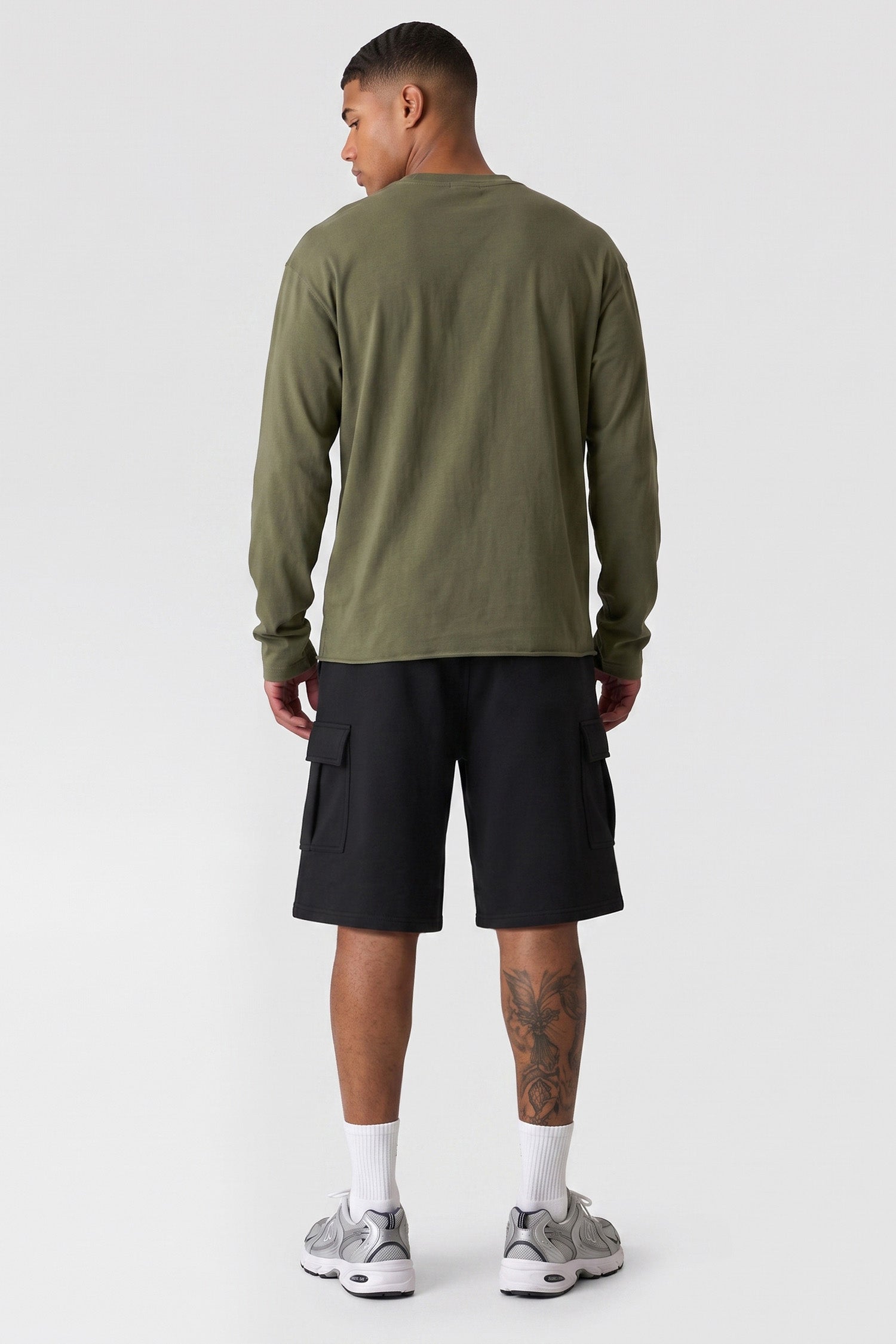 Men's Baggy Cargo Sweat Shorts